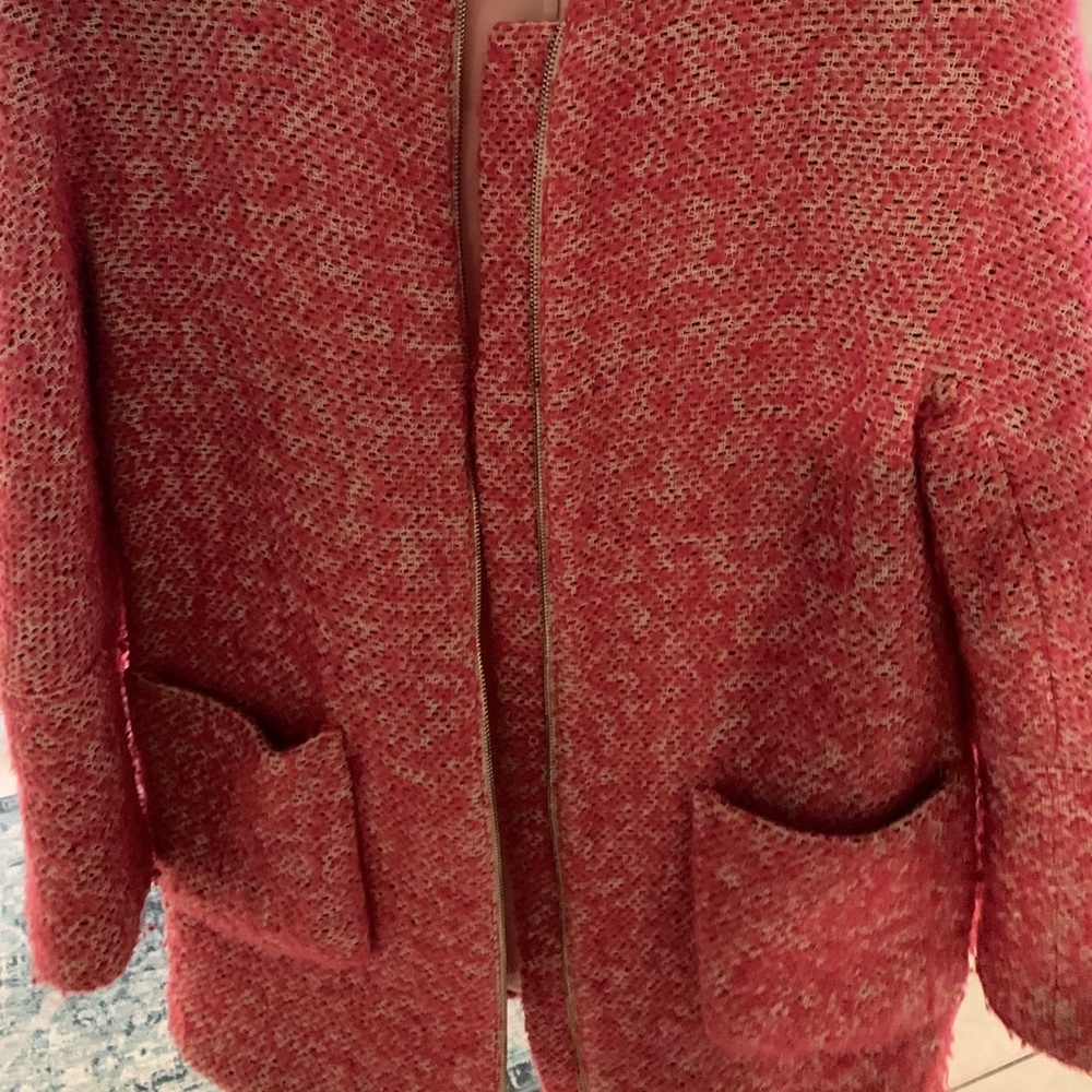 Pink Zara coat